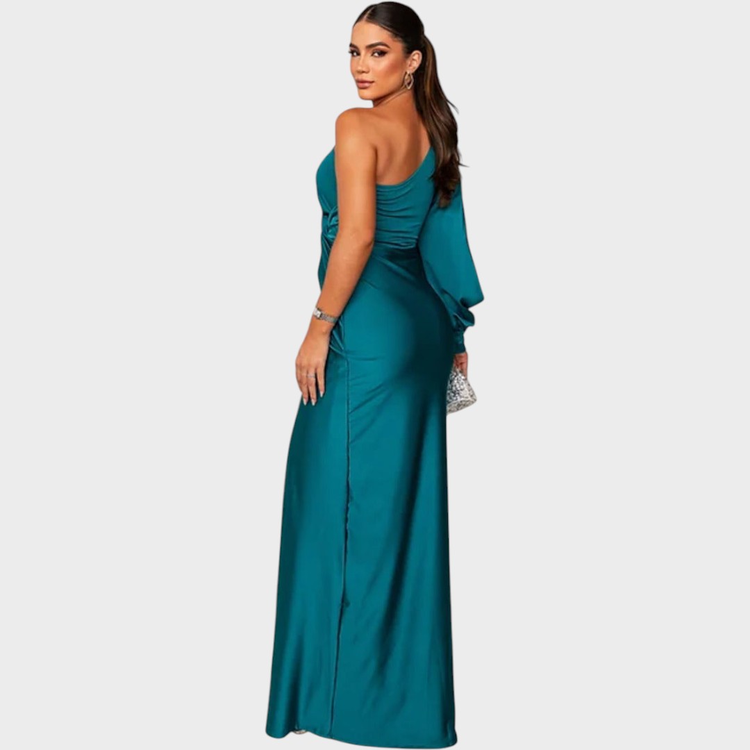 Rasa – Elegantiška ilga suknelė vienam peti