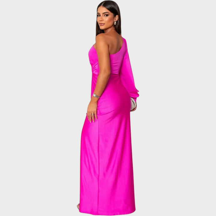 Rasa – Elegantiška ilga suknelė vienam peti