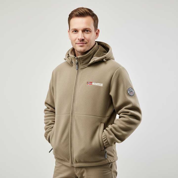 Hales – Fleece žiemos striukė su užtrauktuku