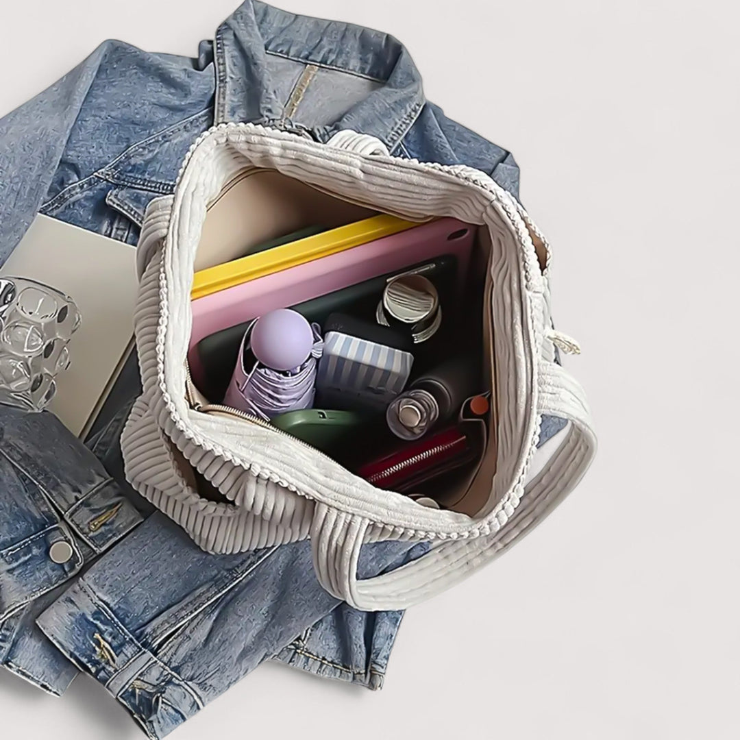 Ieva - Aksominė Petinė Kuprinė