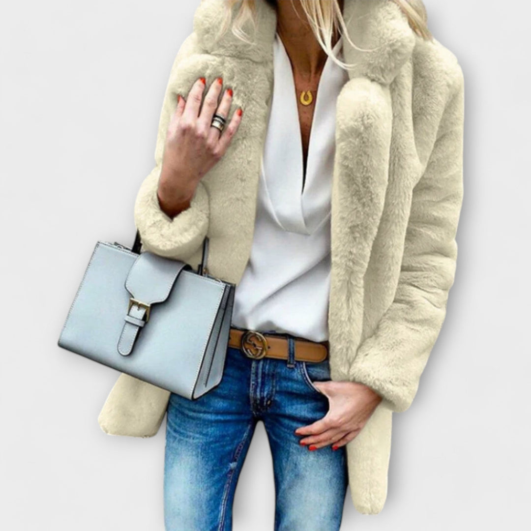 Lūna – Šiltas ir Pūkuotas Žieminis Švarkas