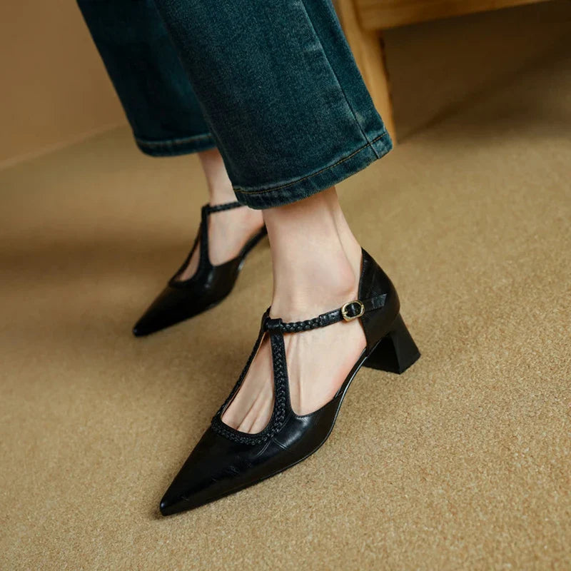 Josephine | Klasikiniai odiniai kulniukai